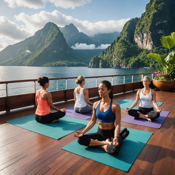 Quelle croisière propose des ateliers de yoga et méditation en haute mer en Indonésie?